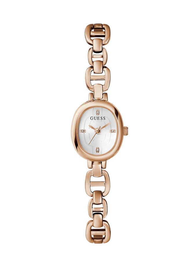 GUESS Ladies Rose Gold Tone Quartz Analog Stainless Steel  Watch GW0982L3 - Image 1